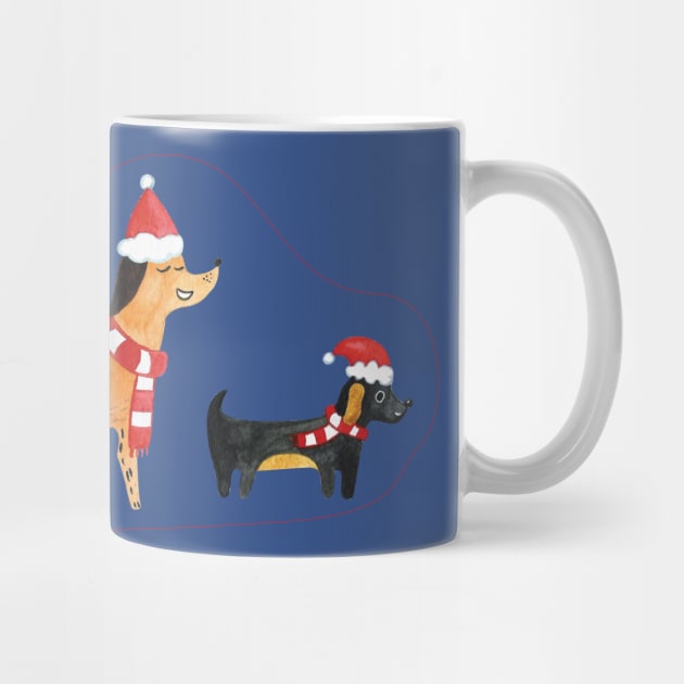 Christmas dogs by holidaystore